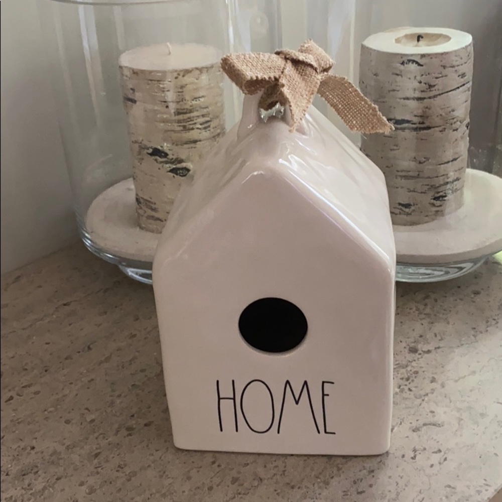 LAST ONE:  Rae Dunn “Home” ceramic birdhouse. - Picture 9 of 9
